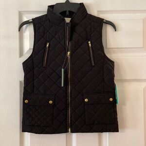 Copper Key Girls Vest size 10/12 brand new with tag color black length 22”